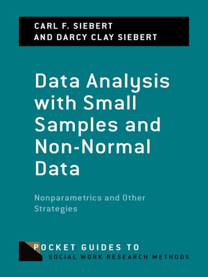cover image of Data Analysis with Small Samples and Non-Normal Data